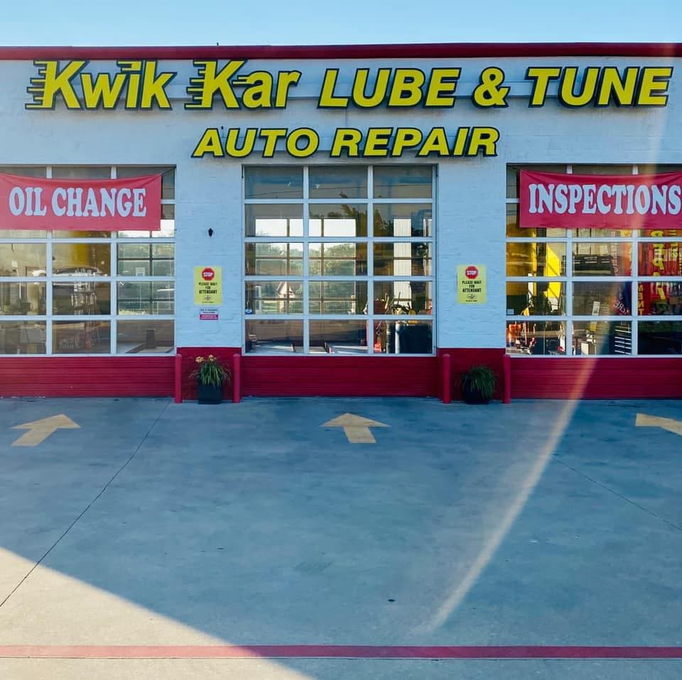 Kwik Kar Lube & Tune storefront at 3311 SW Wilshire Blvd, Joshua, TX — oil change and auto repair shop